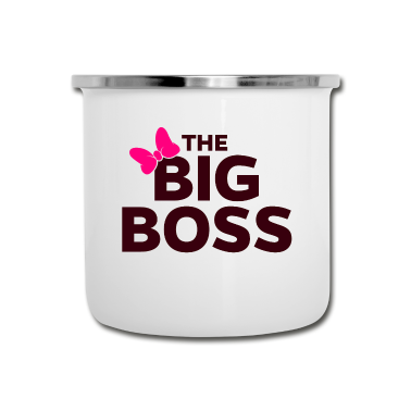 Partnerlook Emaille Tasse - Partnerlook | Boss Paar Beziehung Liebe Liebling