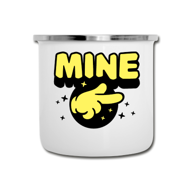 Partnerlook Emaille Tasse - Partnerlook | Meins Paar Pärchen Liebling Heirat