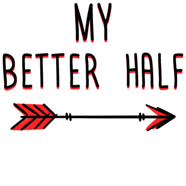 Motiv Partnerlook | Bessere Hälfte Pärchen Paar Liebe