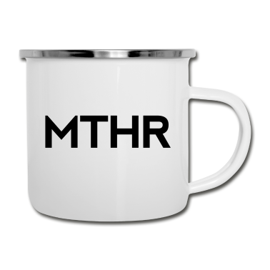 Partnerlook Emaille Tasse - Mother - Mutter - Partnerlook für Paare und Eltern