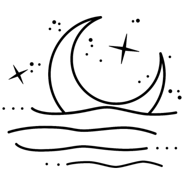 Motiv Mond Paarschirt Partnerlook