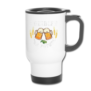 Partnerlook Thermobecher - Freibier for Future Bierliebhaber Oktoberfest