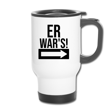 Partnerlook Thermobecher - Er war's Partnerlook