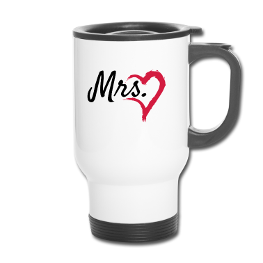 Partnerlook Thermobecher - Mrs Herz Partnerlook