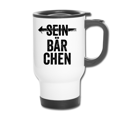 Partnerlook Thermobecher - SEIN BÄRCHEN | Partnerlook | Pfeil (links)