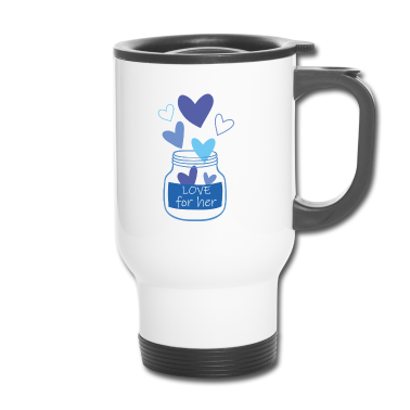 Partnerlook Thermobecher - Liebevolles Partnerlook Geschenk