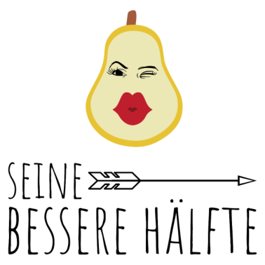 Motiv Bessere Hälfte | Birne | Partnerlook