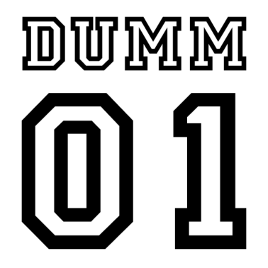 Motiv Dumm - Dümmer Partnerlook Geschenk