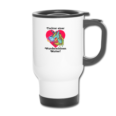 Partnerlook Thermobecher - Tochter einer Wunderschönen Mutter! Partnerlook