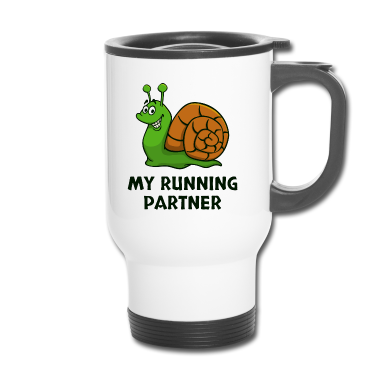 Partnerlook Thermobecher - Schneckentempo Partnerlook Langsam Laufen Joggen