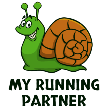 Motiv Schneckentempo Partnerlook Langsam Laufen Joggen