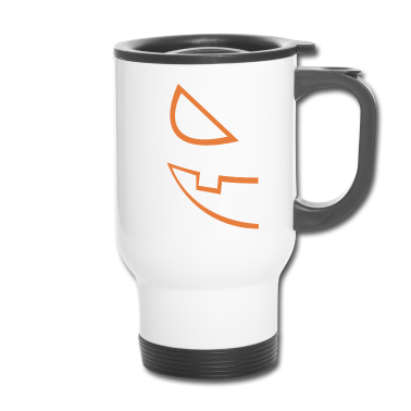 Partnerlook Thermobecher - Halloween T-Shirt - Partnerlook - Kürbis