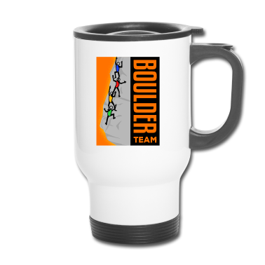 Partnerlook Thermobecher - Boulder Team Partnerlook Klettern Bergsteigen