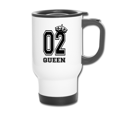 Partnerlook Thermobecher - Queen Krone Partnerlook Female Frau