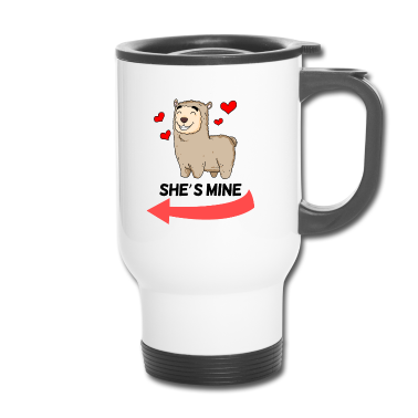 Partnerlook Thermobecher - She is Mine - Partnerlook 2