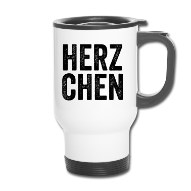 Partnerlook Thermobecher - Herzchen | Herz & Herzchen | Partnerlook | schwarz