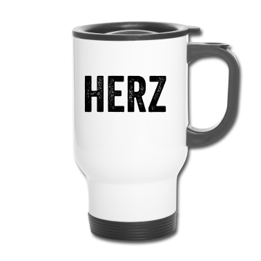 Partnerlook Thermobecher - Herz | Herz & Herzchen | Partnerlook | schwarz