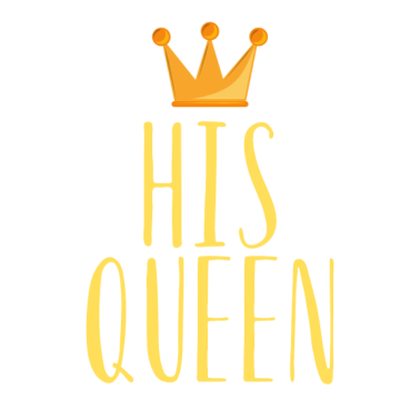 Motiv His Queen - Partnerlook - Paarshirts - Love
