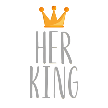 Motiv Her King - Partnerlook - Paarshirts - Love