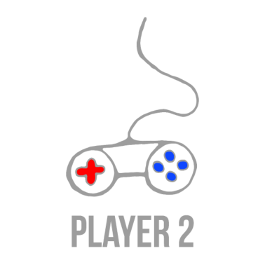 Motiv Player 2 Controller - Partnerlook, Geschenkidee