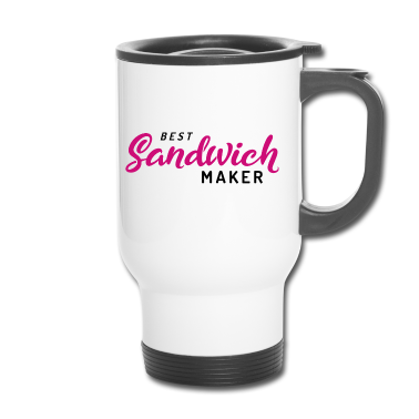 Partnerlook Thermobecher - Sandwich Partnerlook rosa blau