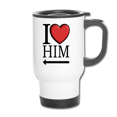 Partnerlook Thermobecher - I love him Partnerlook