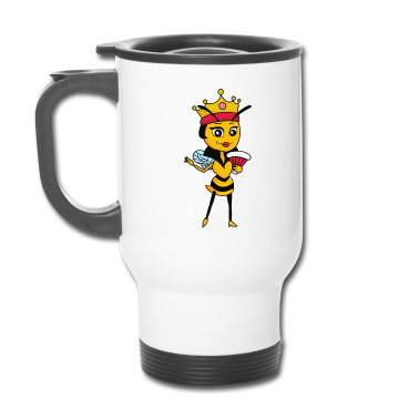 Partnerlook Thermobecher - Bienen König Prinz - Partnerlook Weiblich