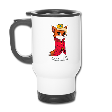 Partnerlook Thermobecher - Fuchs König Prinz - Partnerlook Weiblich