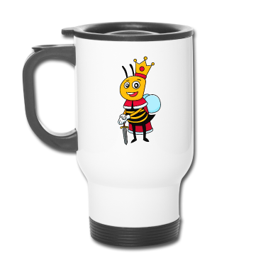 Partnerlook Thermobecher - Bienen König Prinz - Partnerlook Männlich