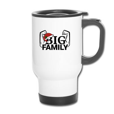 Partnerlook Thermobecher - Big Family - weihnachtlich Partnerlook