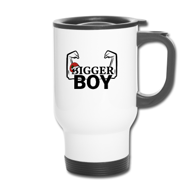 Partnerlook Thermobecher - Bigger Boy - weihnachtlicher Partnerlook