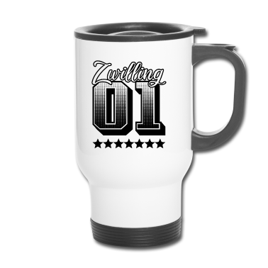 Partnerlook Thermobecher - Zwillinge 1 und 2 Partnerlook Geschenk