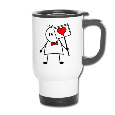 Partnerlook Thermobecher - Liebeserklärung als Partnerlook für Verliebte, Boy
