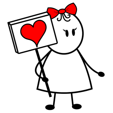 Motiv Liebesbeweis als Partnerlook, Girl, Love story