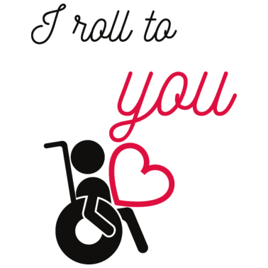 Motiv Rollstuhl Valentinstag Partnerlook