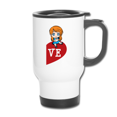 Partnerlook Thermobecher - Partnerlook | Herz Liebe Junge Mädchen Verliebt