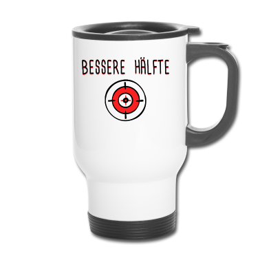 Partnerlook Thermobecher - Partnerlook | Bessere Hälfte Pärchen Paar Liebe