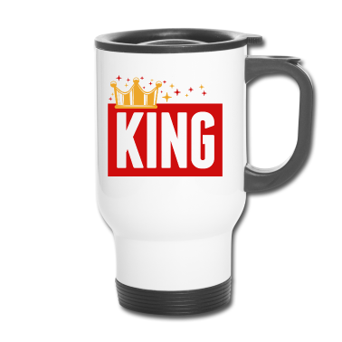 Partnerlook Thermobecher - Partnerlook | König Königin Partner Pärchen Liebe