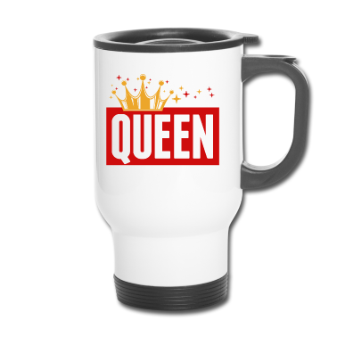 Partnerlook Thermobecher - Partnerlook | König Königin Partner Pärchen Liebe