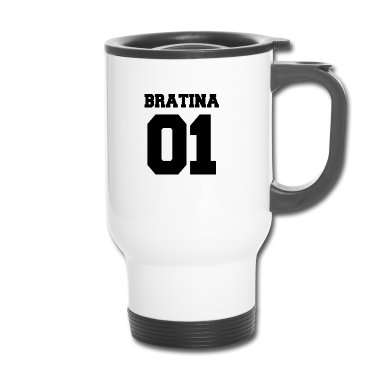 Partnerlook Thermobecher - Bratina 01 Russland Russen Paar Partnerlook