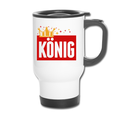 Partnerlook Thermobecher - Partnerlook | König Königin Partner Pärchen Liebe