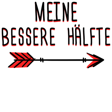 Motiv Partnerlook | Bessere Hälfte Pärchen Paar Liebe