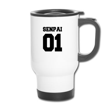 Partnerlook Thermobecher - Senpai Waifu Partnerlook Otaku Geschenk Anime