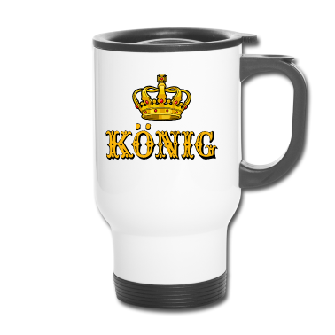 Partnerlook Thermobecher - Partnerlook | König Königin Partner Pärchen Liebe