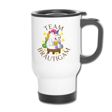 Partnerlook Thermobecher - Team Bräutigam Einhorn Partnerlook Ehemann Lustig