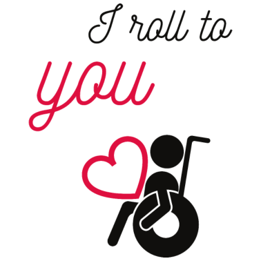 Motiv valentinstag rollstuhlfahrer partnerlook