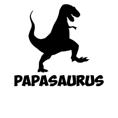 Motiv Vater Papasaurus Partnerlook