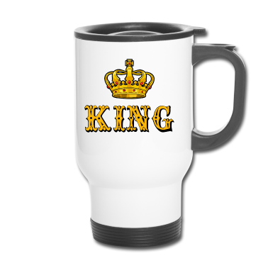 Partnerlook Thermobecher - Partnerlook | König Königin Partner Pärchen Liebe