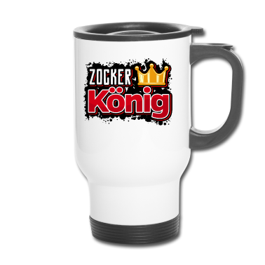 Partnerlook Thermobecher - Zocker König Team Partnerlook Games Videospiele