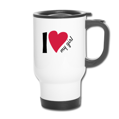 Partnerlook Thermobecher - I love my girl partnershirt Partnerlook